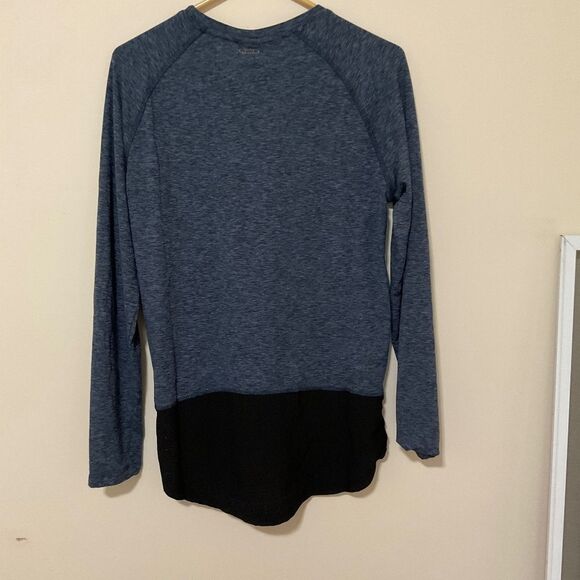 SPYDER Mens Soft Sueded Jersey Active Top Navy and Black Size S - Picture 3 of 5